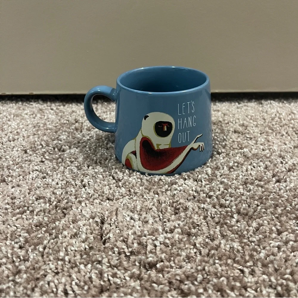 Opalhouse Target Sloth Let's Hang Out Blue Coffee Mug - Picture 2 of 4